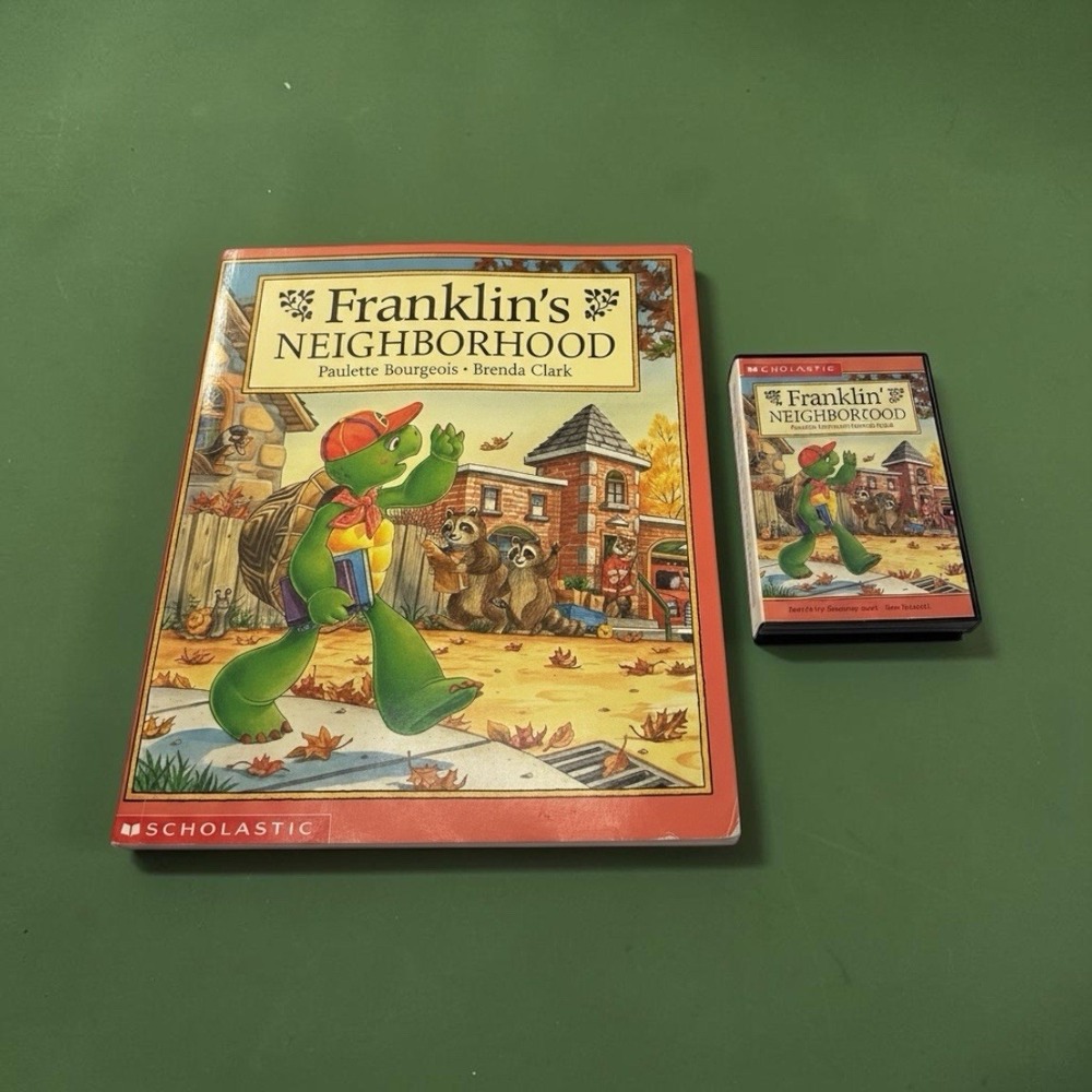 Read Along Book & Cassette Tape Franklin's Neighborhood